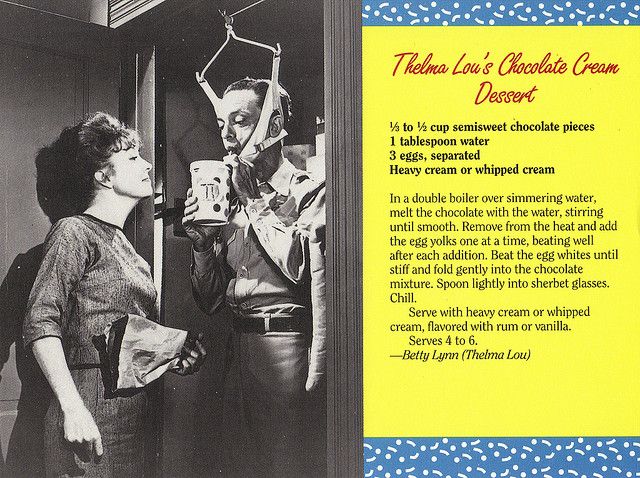 Thelma Lou's Chocolate Cream Dessert Recipe Postcard.jpeg