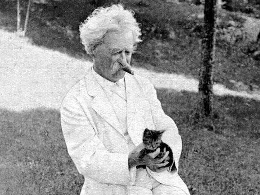 Mark Twain and cat..jpg