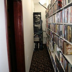 Equipment and Movie Storage Closet