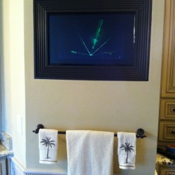 Bathroom TV Install