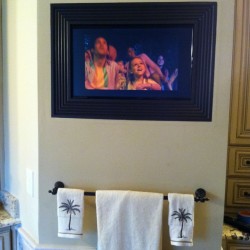 Bathroom TV Install