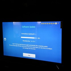 Downloading new firmware for our new Samsung 75"