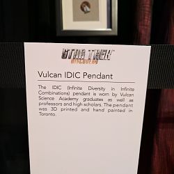Vulcan IDIC Pendant Description