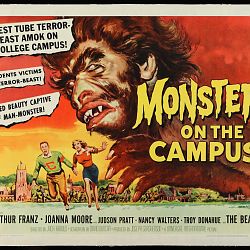 1958-Monster On The Campus-poster