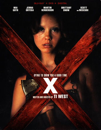 X (2022) Blu-ray Cover