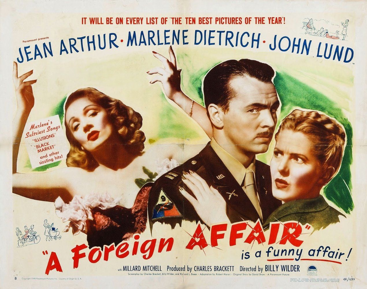 Image result for a foreign affair poster