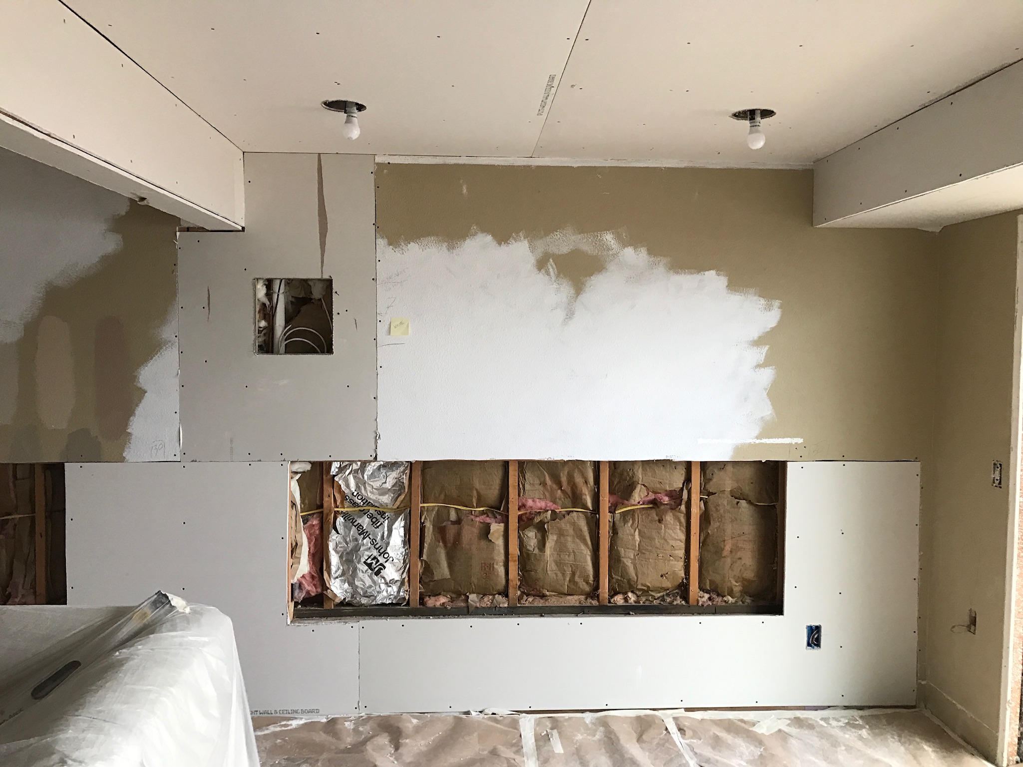 Adding drywall