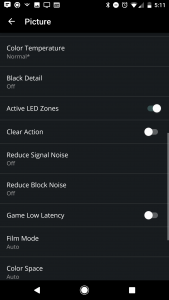 Vizio SmartCast App Calibration