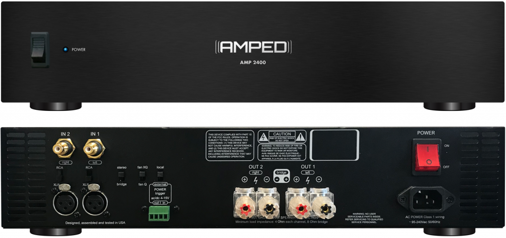 AMPED AMP2400 400W AMP