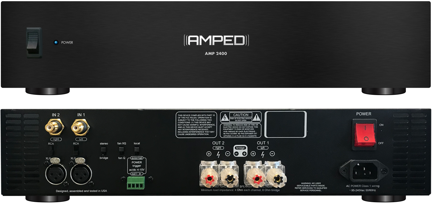 AMPED AMP2400 400W AMP