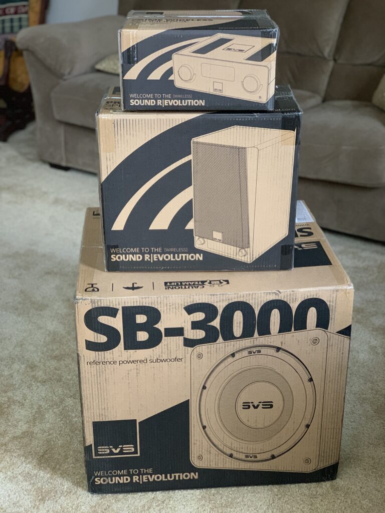 SVS Prime Wireless Speakers, Soundbase and SB-3000