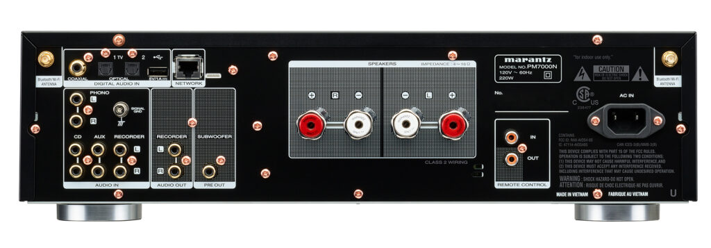 Marantz PM7000N Rear Panel