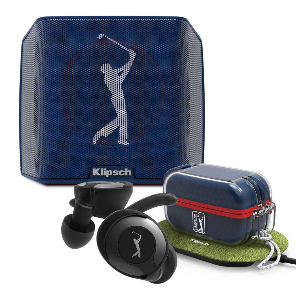 Klipsch introduces PGA Tour earphones and portable speaker 