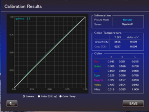 JVC DLA-RS3100 projector calibration first