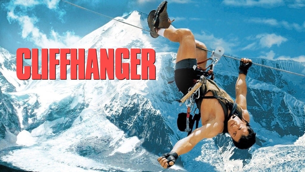 Cliffhanger Steelbook Sylvester Stallone Hanging