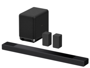 The Sony HT-A7000 displayed as one of our best soundbars of 2023