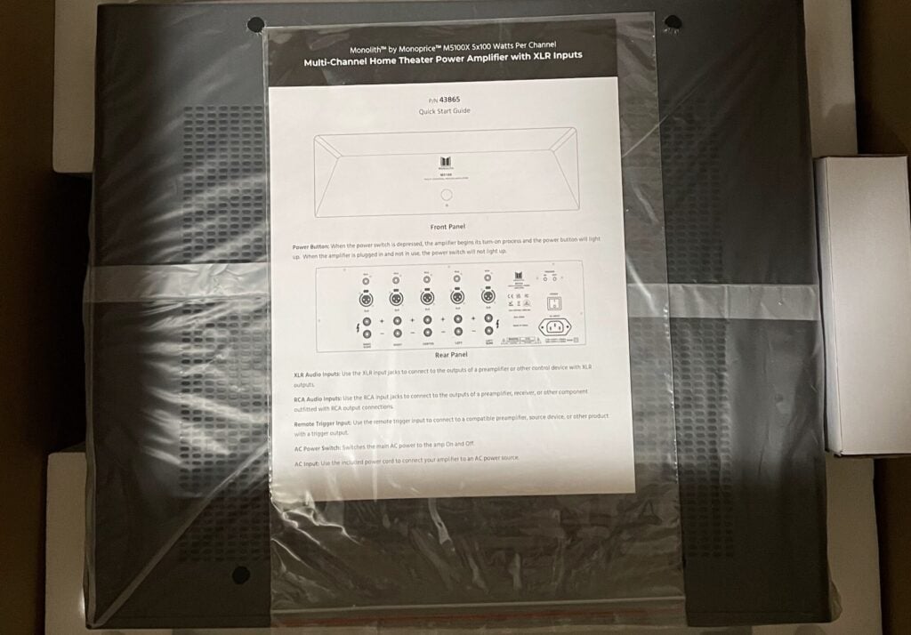 Monolith M5100 Power Amp Review • Home Theater Forum