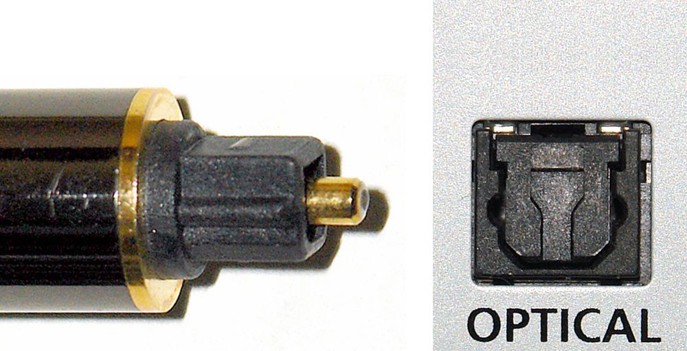 Digital optical cable connection diagram