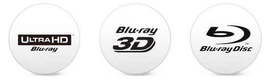 Blu-ray formats