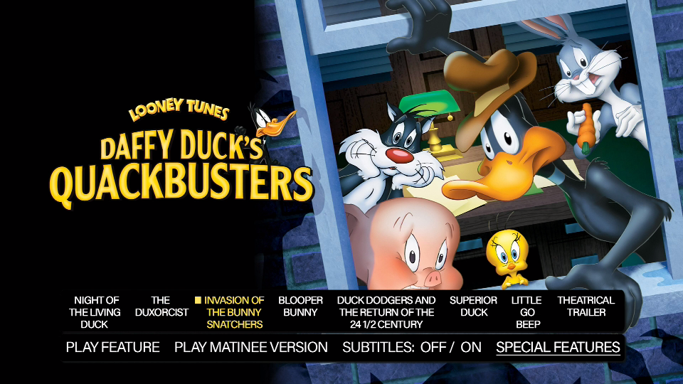 Daffy Duck's Quackbusters blu ray review