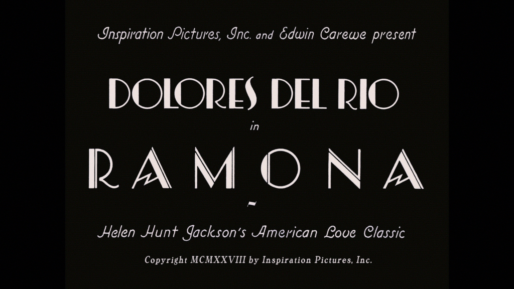 Ramona 1928 blu ray review