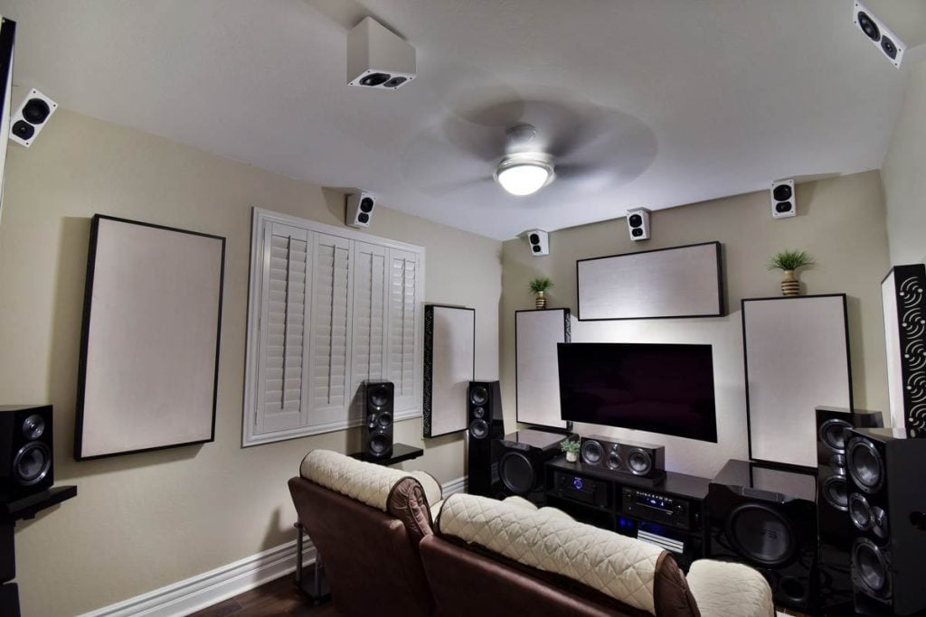 SVS dolby atmos demo set up