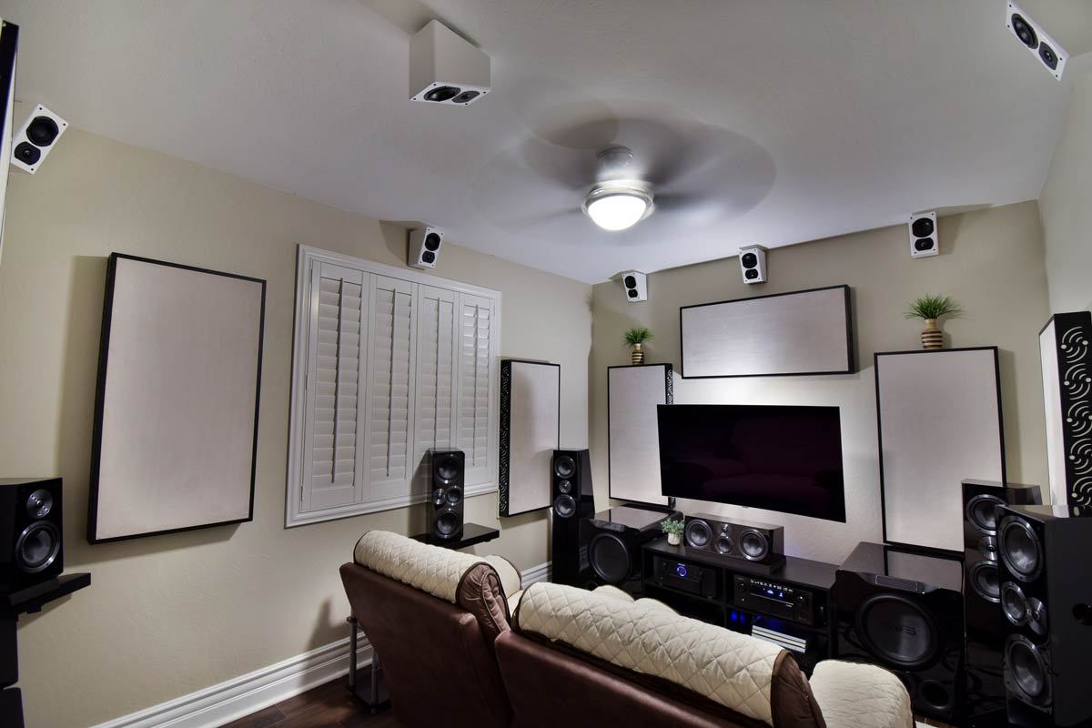 SVS dolby atmos demo set up